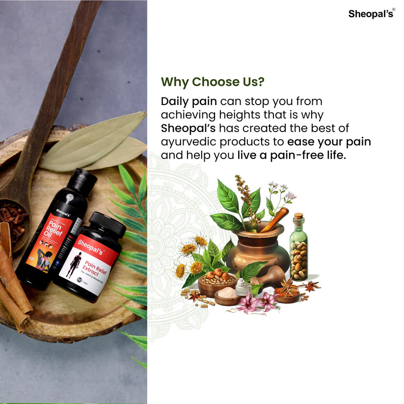 Sheopal's Pain Relief Oil For Joint & Muscle Pain