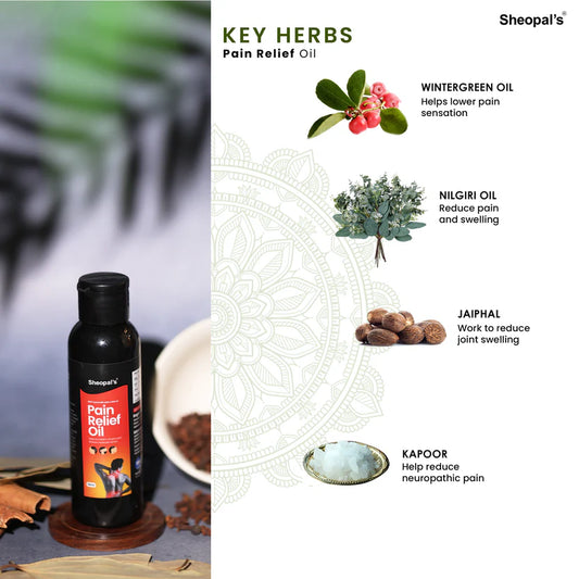 Sheopal's Pain Relief Oil For Joint & Muscle Pain