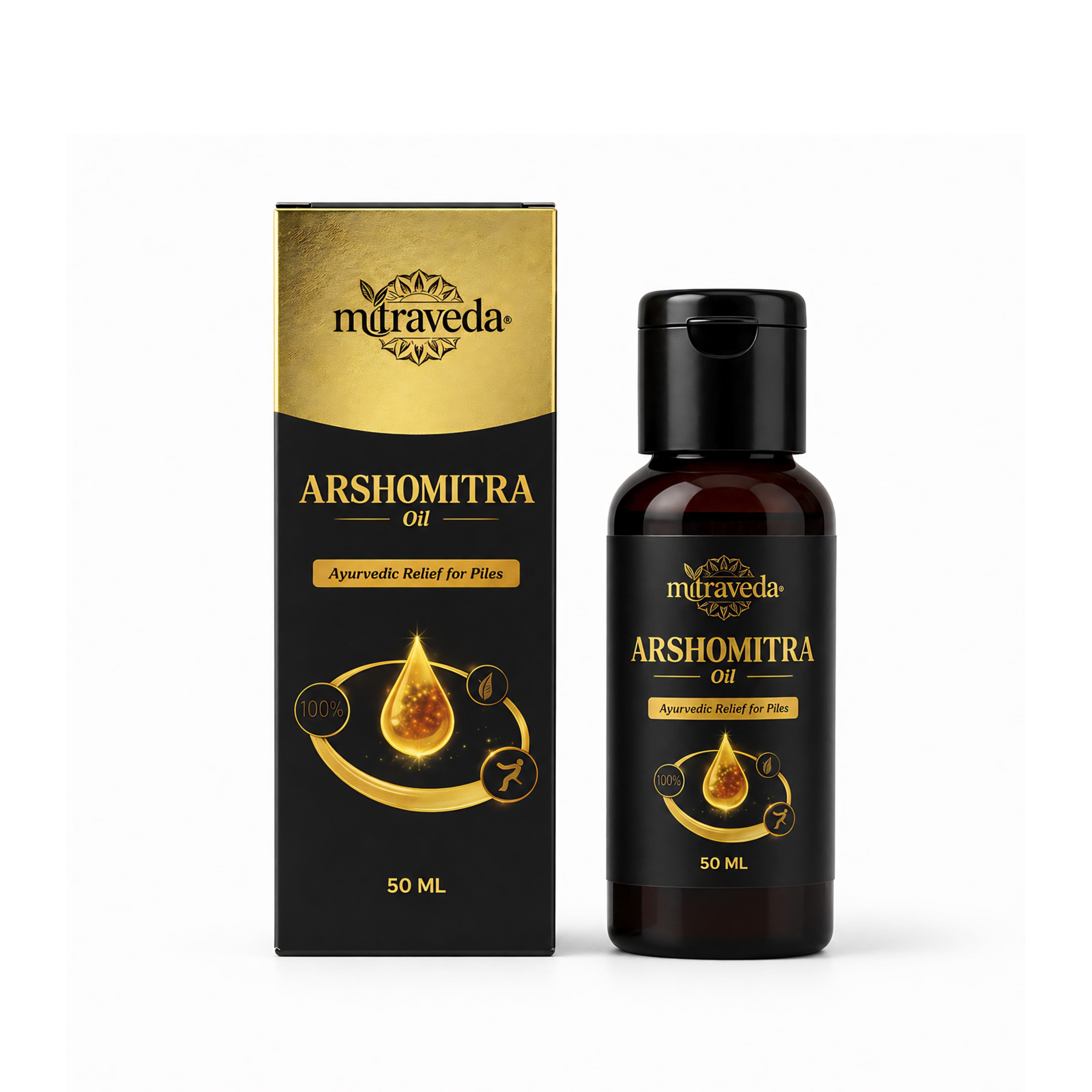 Arshomitra Oil – Helps manage pain, bleeding, and itching