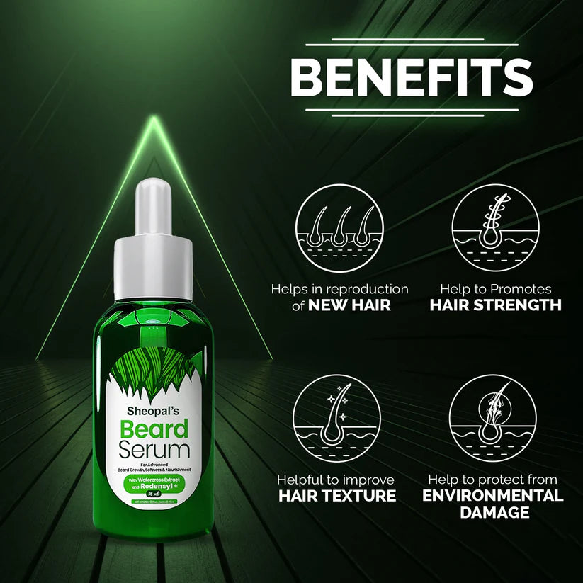 Beard Serum With Redensyl For Beard Growth