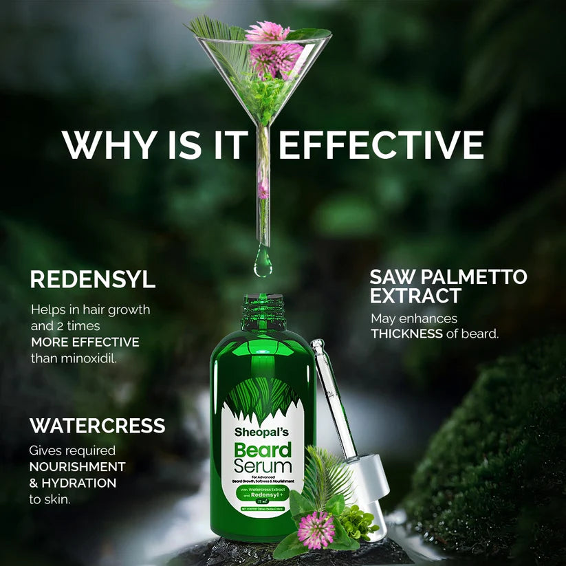 Beard Serum With Redensyl For Beard Growth