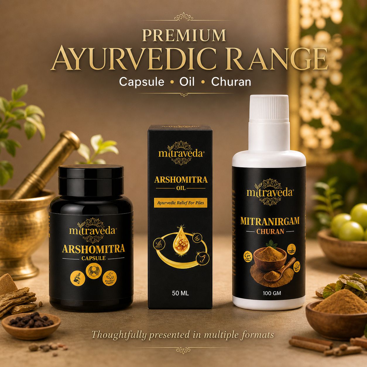 Mitraveda Arshomitra Complete Piles Care Combo
