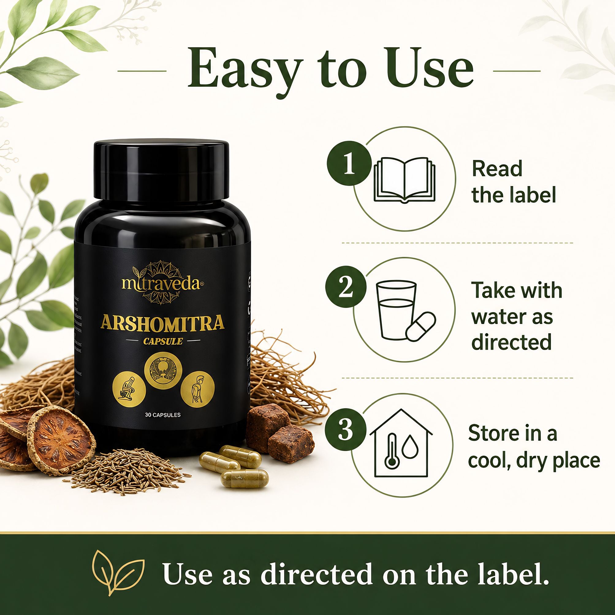 Arshomitra Capsules (30 Capsules) – Ayurvedic remedy for piles & hemorrhoids