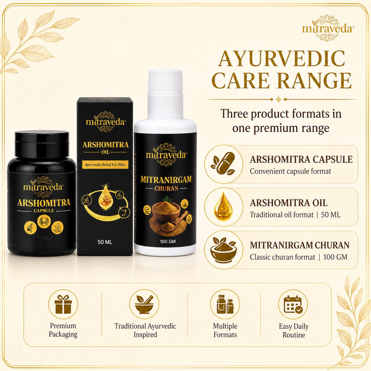 Mitraveda Arshomitra Complete Piles Care Combo